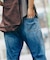 ＜Relume Jeans＞リメイク ライトオンス デニムペインターパンツ