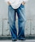 ＜Relume Jeans＞リメイク ライトオンス デニムペインターパンツ