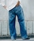 ＜Relume Jeans＞リメイク ライトオンス デニムペインターパンツ