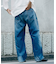 ＜Relume Jeans＞リメイク ライトオンス デニムペインターパンツ