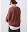 フェードコットン ヘンリーネックニット