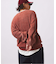 フェードコットン ヘンリーネックニット
