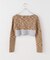 【BASERANGE/ベースレンジ】WASTE CROPPED SWEATER