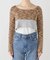 【BASERANGE/ベースレンジ】WASTE CROPPED SWEATER