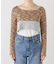【BASERANGE/ベースレンジ】WASTE CROPPED SWEATER