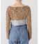 【BASERANGE/ベースレンジ】WASTE CROPPED SWEATER