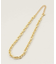 【Kenneth Jay Lane】 gold chain lobster claw：ネックレス