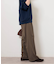 チェックセミワイドパンツ