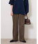 チェックセミワイドパンツ