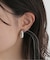 【Kenneth Jay Lane/ケネス ジェイ レーン】 tapered hoop ピアス