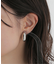 【Kenneth Jay Lane/ケネス ジェイ レーン】 tapered hoop ピアス
