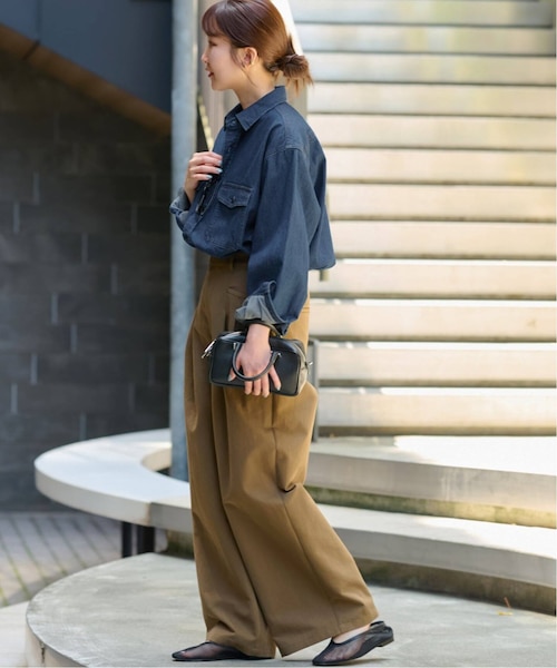 追加2》9oz デニムワークシャツ｜ジャーナルスタンダード レリュームの