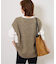 【TRICOTS JEAN MARC/トリコ・ジャンマルク】V/N VEST：ニットベスト