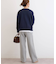 ニットストレートパンツ