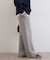 ニットストレートパンツ