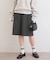 吸湿発熱 / ウォッシャブルソフトサーモハーフパンツ