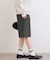 吸湿発熱 / ウォッシャブルソフトサーモハーフパンツ