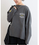 《追加》【HOLIDAYS COMFORT】USAコットンインレイウラケプルオーバー