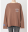 《追加》【HOLIDAYS COMFORT】USAコットンインレイウラケプルオーバー