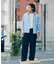 Relume Jeans セルヴィッチ ワイド デニムパンツ