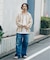 Relume Jeans セルヴィッチ ワイド デニムパンツ