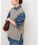サイドボタンニットベスト