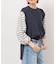 サイドボタンニットベスト