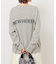 バックロゴニットプルオーバー