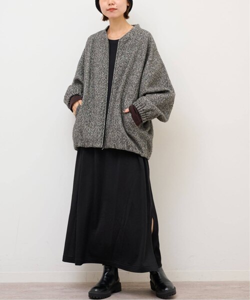 尾州ウールヘリンボンジップブルゾン｜ジャーナルスタンダード 