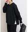 裏毛サイドジッププルオーバー