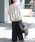 《追加2 / 新色》ギャザーヘムロングスリーブ