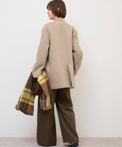 ジャーナルスタンダード　尾州ウールシャギーコート　ウールコート JOURNAL STANDARD relume コート アウター 尾州ウールシャギー