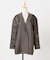尾州ウールシャギージャケットコート