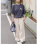 《追加》［25AW新作］コットンコーデュロイイージーワイド