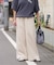《追加》［25AW新作］コットンコーデュロイイージーワイド