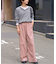 《追加》［25AW新作］コットンコーデュロイイージーワイド