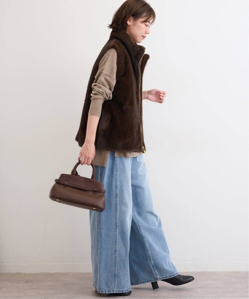 追加》スタンドカラーファーベスト｜ジャーナルスタンダード