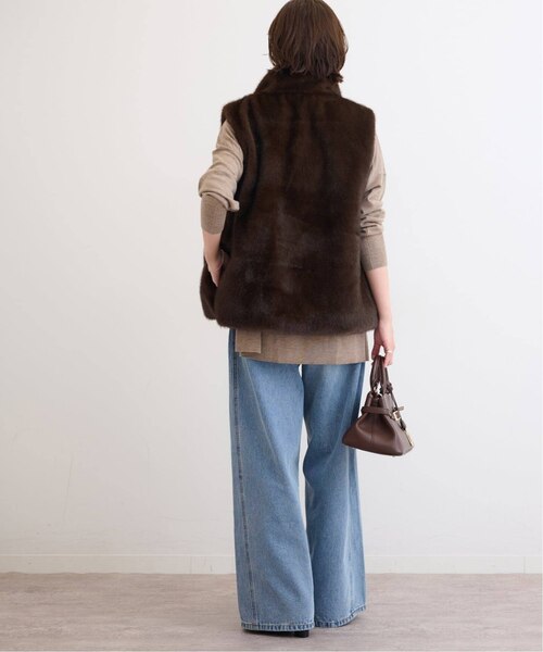 追加》スタンドカラーファーベスト｜ジャーナルスタンダード