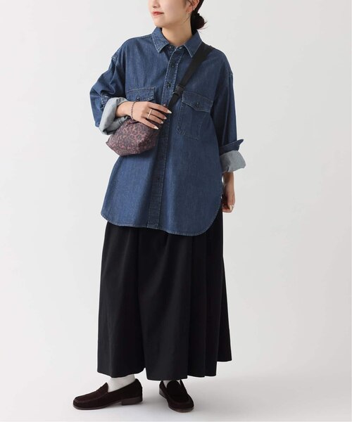 追加4》9oz デニムワークシャツ｜ジャーナルスタンダード レリュームの