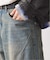 スモーキーデニム スーパーワイド エンジニアド パンツ