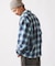 USAコットン ネル オンブレチェック シャツ