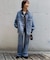 ［26SS新作］別注【LEVI’S】COLLARLESS XL TRUCKER：デニムジャケット