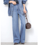 ［26SS新作］別注【LEVI’S】RIBCAGE WIDE LEG：デニム