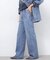［26SS新作］別注【LEVI’S】RIBCAGE WIDE LEG：デニム