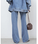［26SS新作］別注【LEVI’S】RIBCAGE WIDE LEG：デニム