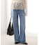 ［26SS新作］別注【LEVI’S】RIBCAGE WIDE LEG：デニム
