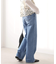 ［26SS新作］別注【LEVI’S】RIBCAGE WIDE LEG：デニム