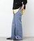 ［26SS新作］別注【LEVI’S】RIBCAGE WIDE LEG：デニム