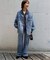 ［26SS新作］別注【LEVI’S】RIBCAGE WIDE LEG：デニム