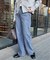 ［26SS新作］別注【LEVI’S】RIBCAGE WIDE LEG：デニム